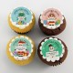 Cupcakes corporatifs de Noël pur beurre