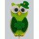 Biscuit hibou de la St-Patrick - grand trèfle